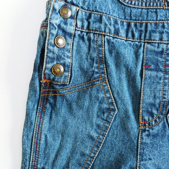Cherokee Baby Bear Crossing Denim Overalls size 3-6 Months - Picture 4 of 14
